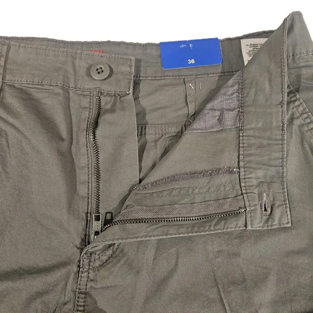 UNIONBAY Men’s Cargo Shorts / Color Gray / Size 36 / New‎